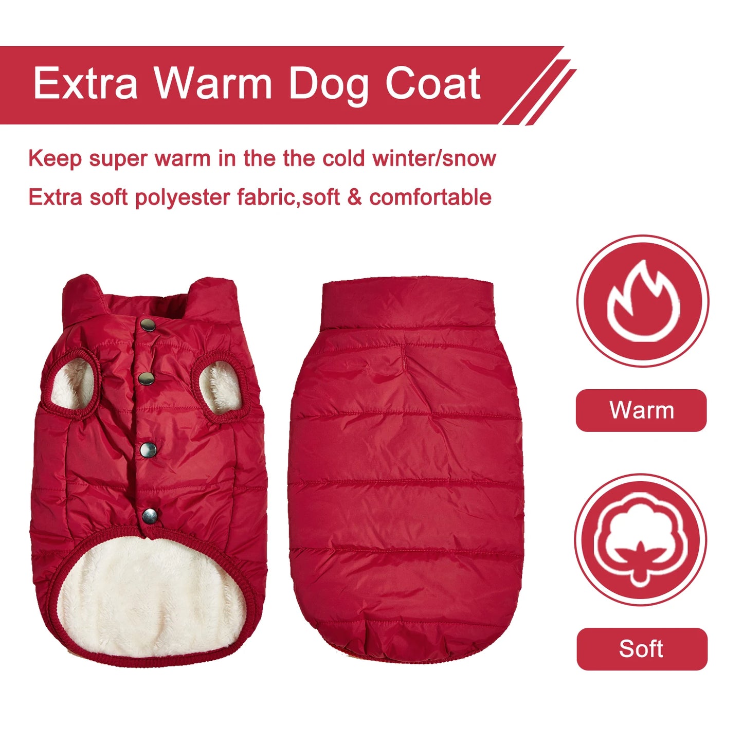 Vibrant Rainbow Jacket for Larger Dogs - Daisy's Amazing Deals