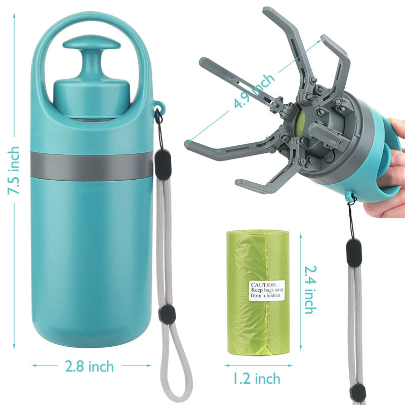 Lightweight Dog Pooper Scooper With Built-in Poop Bag Dispenser - Daisy's Amazing Deals